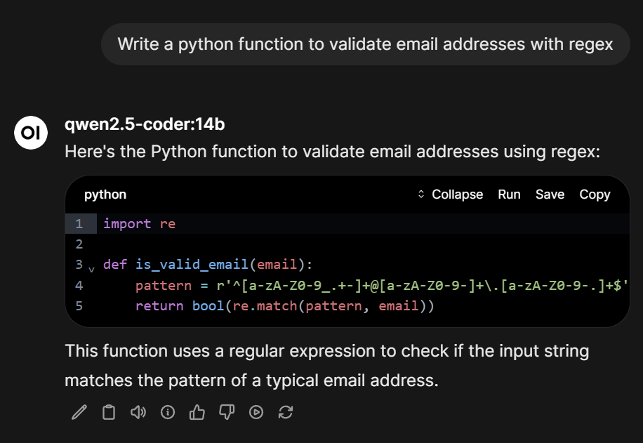 Code Generation Example
